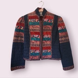 Multicolor Quilted Women's Jacket